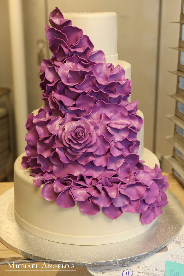 Purple Rose Petals #36Floral