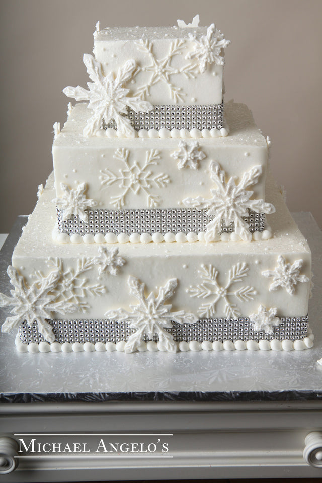 Snowflakes & Gem Ribbon #21Specialty