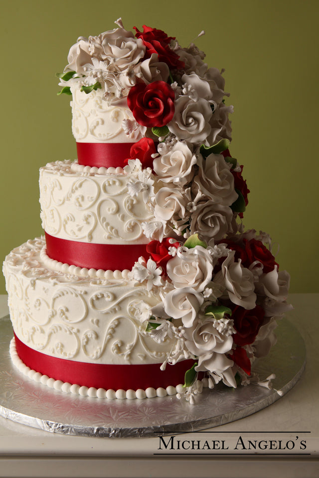 Classic Red & Ivory #43Ribbons