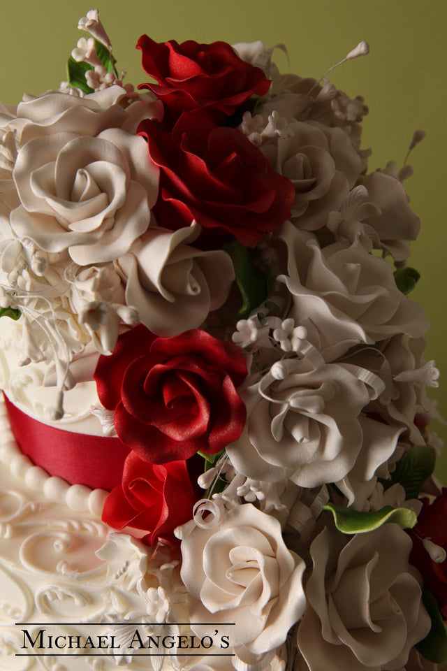 Classic Red & Ivory #43Ribbons