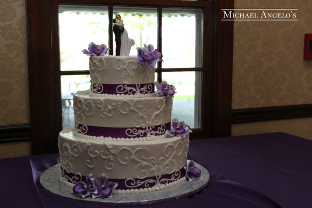 White Lilac & Swirls #50Ribbons