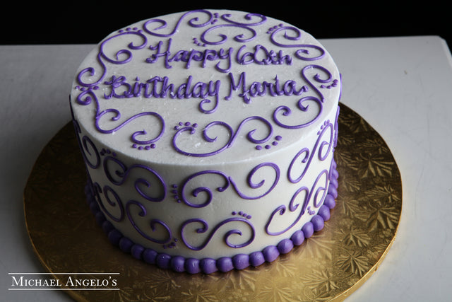 Purple Ornate Swirls #43Swirls