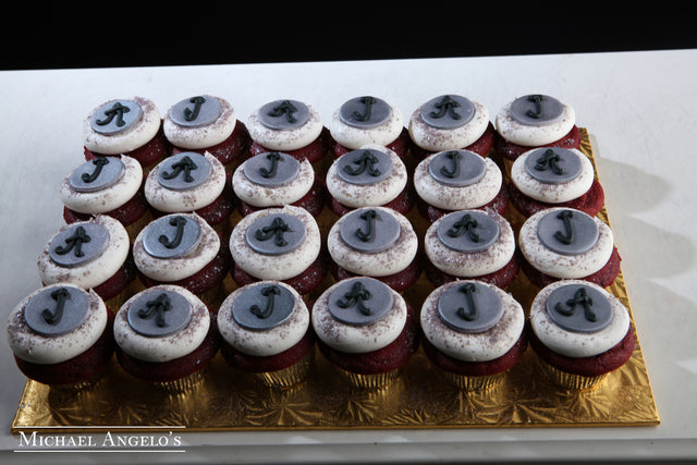 Couple's Initial Cupcakes #55Bridal