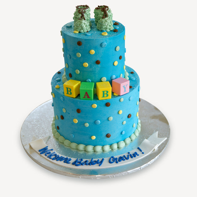 Online Cake Order - Baby Block Cake #292Baby