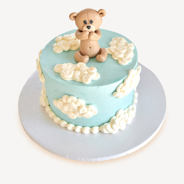 Online Cake Order - Bear on Clouds #287Baby