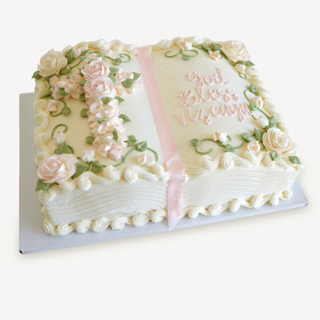 Online Cake Order - Rose Cross Bible #156Religious