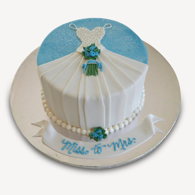 Online Cake Order - Dress Cake #127Bridal