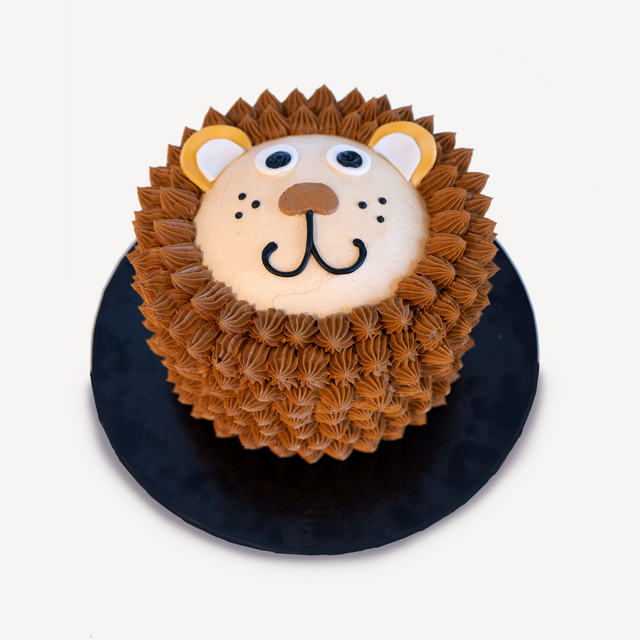 Online Cake Order - Lion Head Cake #152Animals