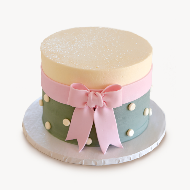 Online Cake Order - Pink Bow #280Baby