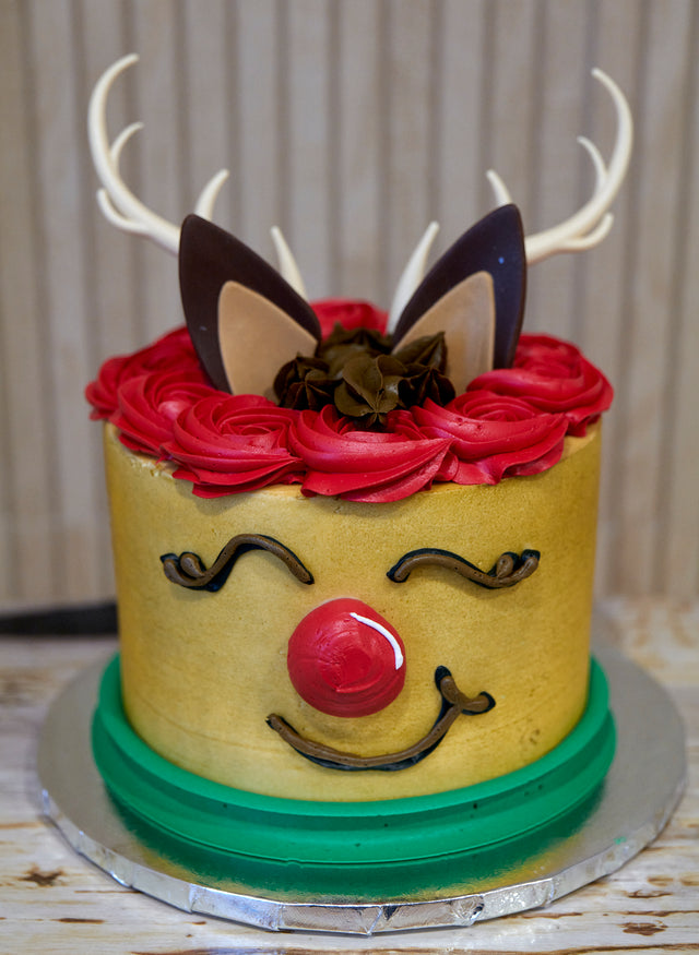 Online Cake Order - Christmas Reindeer #67Featured