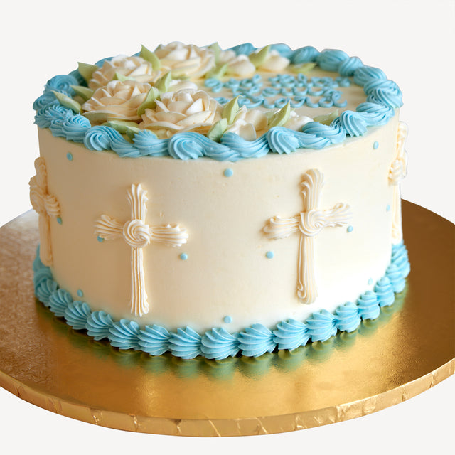 Online Cake Order - Simple Crosses #170Religious