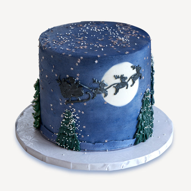 Online Cake Order - Midnight Sleigh Ride #90Featured