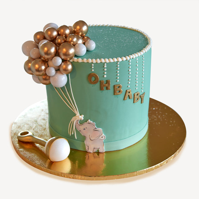 Online Cake Order - Elephant Balloons #289Baby