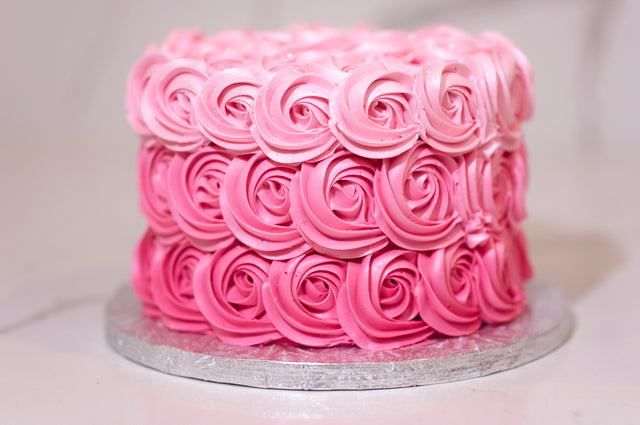Online Cake Order - Ombre Rosettes #80Featured