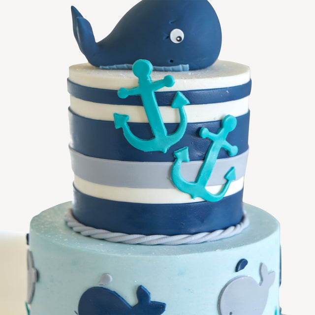 Online Cake Order - Whale Cake #305Baby