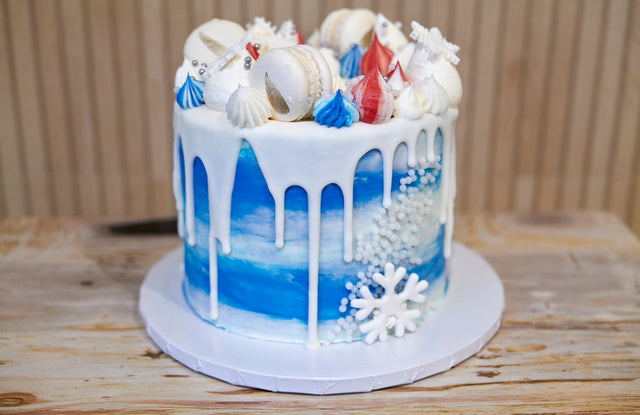 Online Cake Order - Winter Blue #69Featured