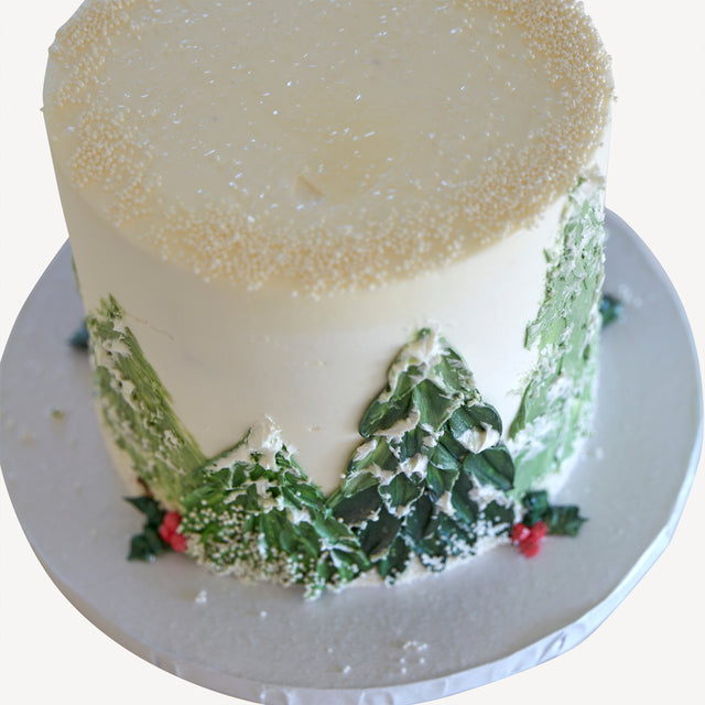 Online Cake Order - Winter Trees #92Featured
