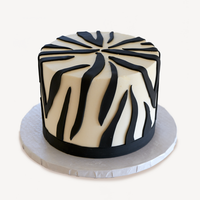 Online Cake Order - Zebra Print #54AnimalPrint